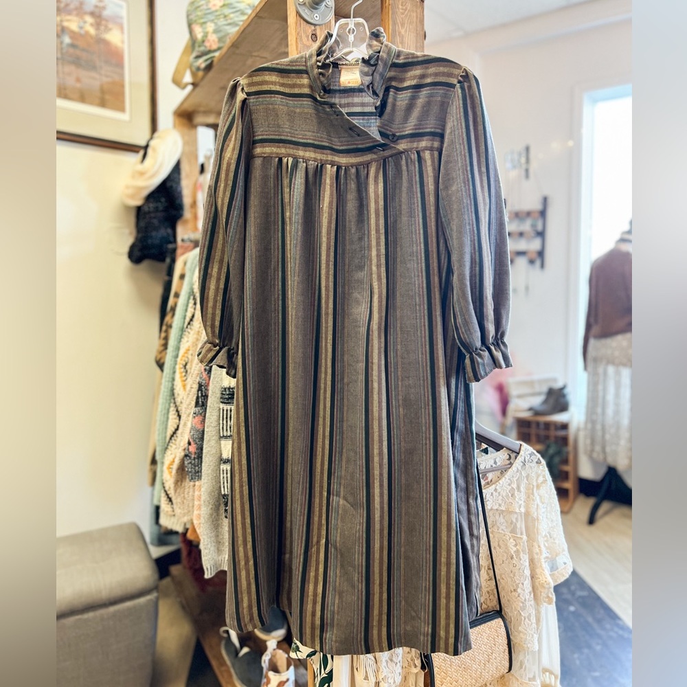 Vintage Striped Dress